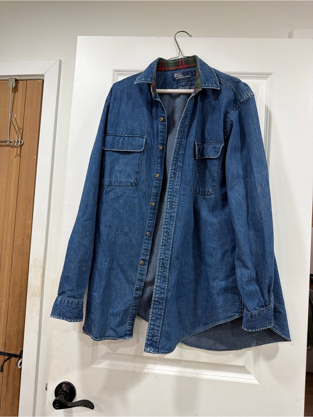Ralph Lauren Dark Blue Denim Button-Down Shirt